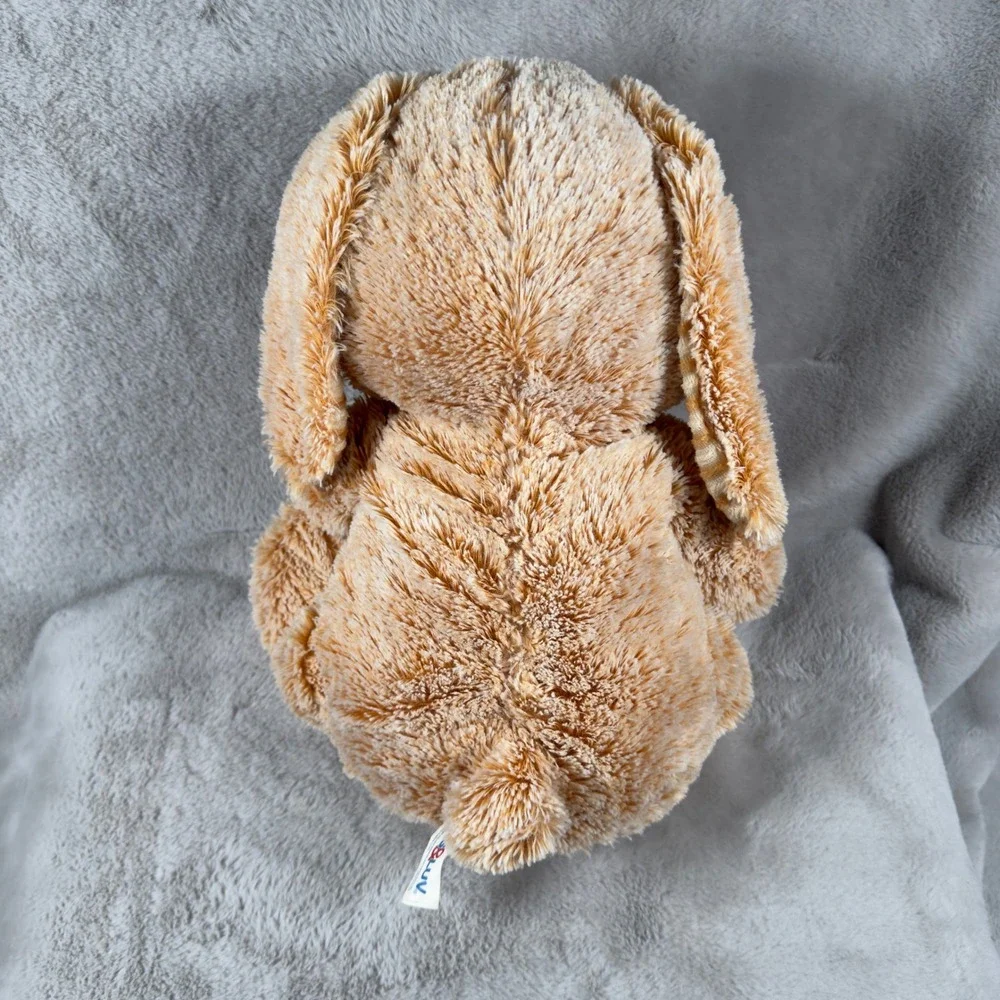 Hug‎ & Luv Tan Striped Belly Bunny Rabbit Plush Stuffed Animal 15 inch Floppy
